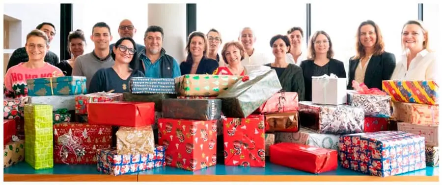 Boîtes de Noël solidaires